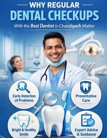 Why Regular Dental Checkups with the Best Dentist in Chandigarh Matter